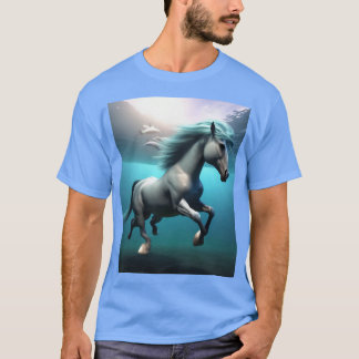 Blue unisex t-shirt