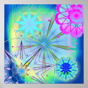 Blue Universe Poster