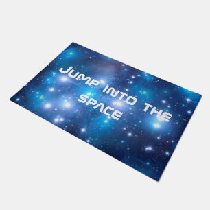 Blue Universe Stars + your ideas Doormat