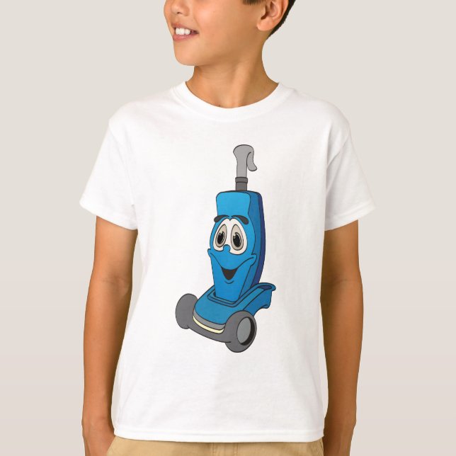 Blue Vacuum Cleaner T-Shirt (Front)