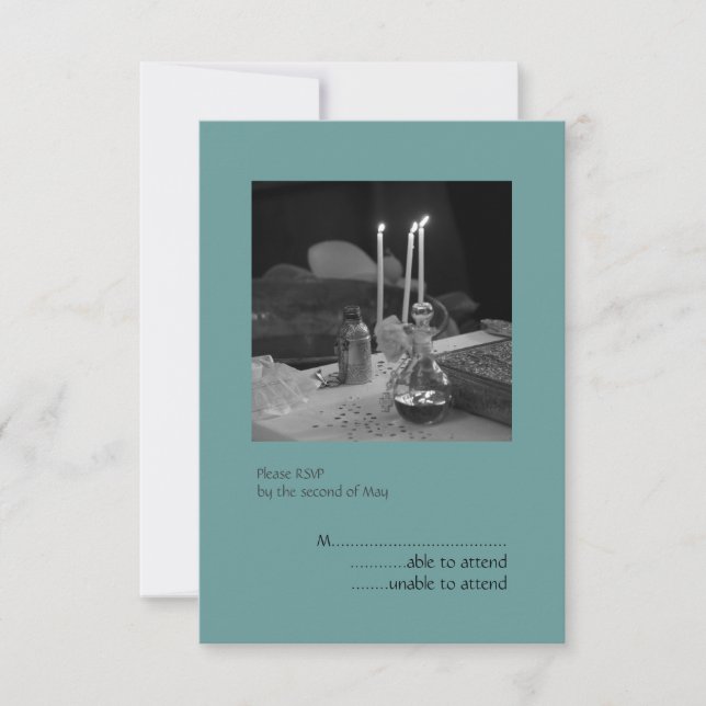 Blue Vaftisi RSVP (Front)