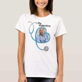 BLUE VALENTINE HEART STETHOSCOPE T-Shirt