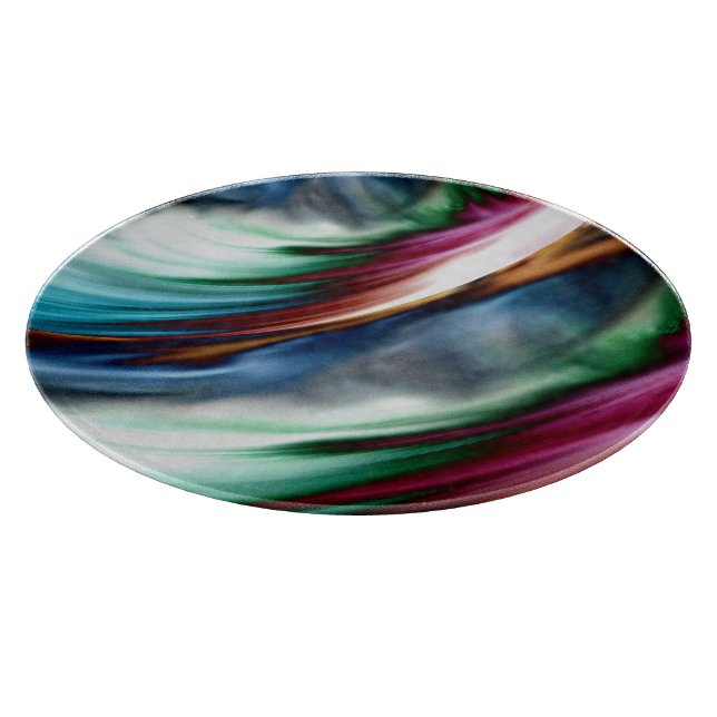Blue Valley Whirlwind Rainbow Cutting Board (Corner)
