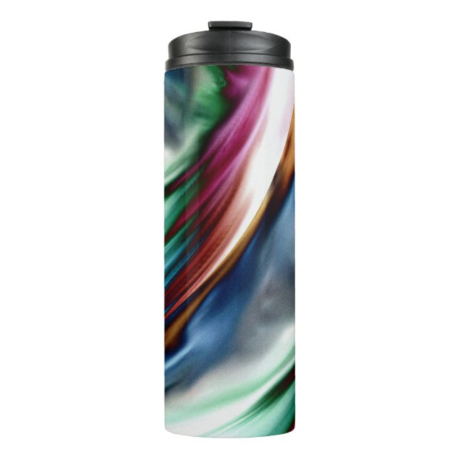 Blue Valley Whirlwind Rainbow Thermal Tumbler (Front)