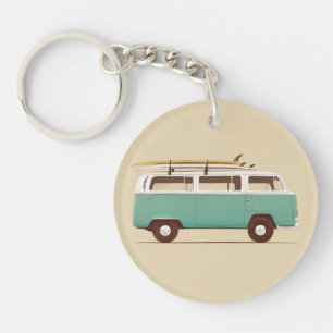 Blue Van   Florent Bodart Key Ring