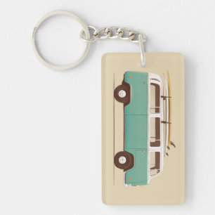 Blue Van   Florent Bodart Key Ring