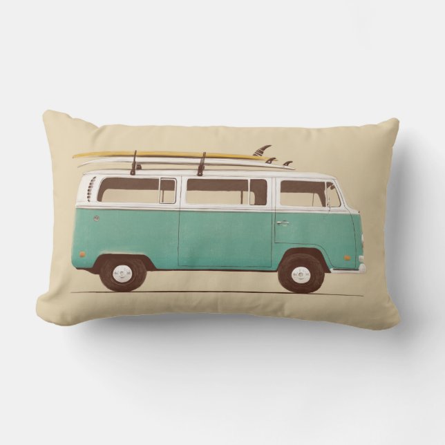 Blue Van | Florent Bodart Lumbar Cushion (Front)