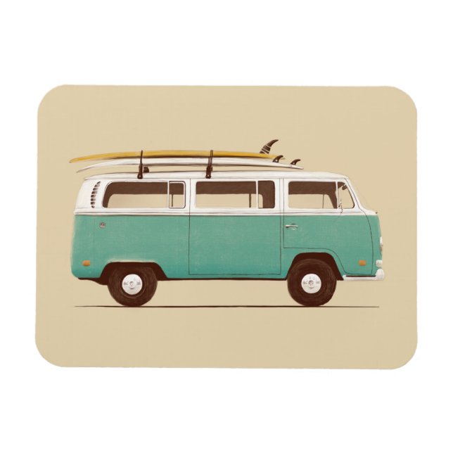 Blue Van | Florent Bodart Magnet (Horizontal)