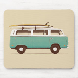 Blue Van   Florent Bodart Mouse Mat