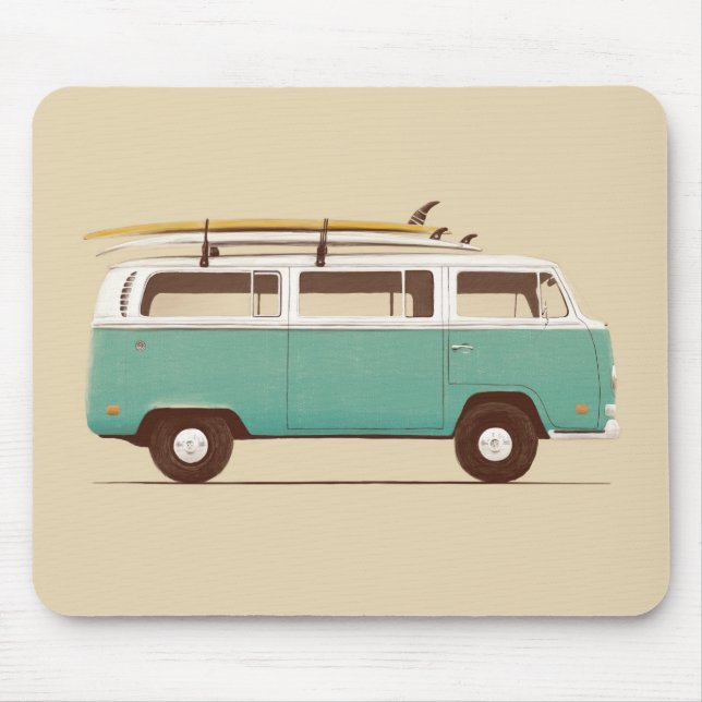 Blue Van | Florent Bodart Mouse Mat (Front)