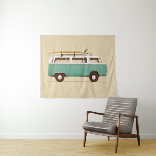 Blue Van   Florent Bodart Tapestry