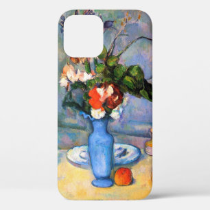 Blue Vase Flowers, Paul Cezanne iPhone 12 Case