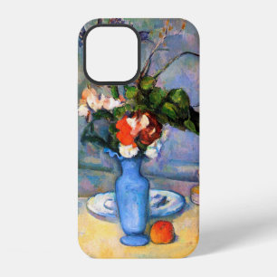 Blue Vase Flowers, Paul Cezanne iPhone 12 Case