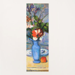 Blue Vase Flowers, Paul Cezanne Yoga Mat