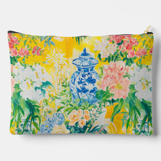 Blue Vase Impressionist Accessory Pouch