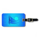 Blue Vector Sailboat