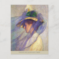 Blue Veil  Edmund C Tarbell CC0669 Impressionism
