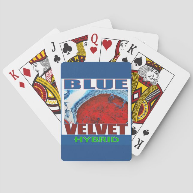 BLUE VELVET HYBRID PLAYING CARDS (Back)