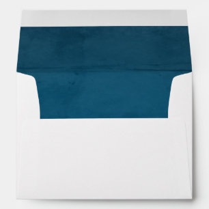 Blue Velvet Textured Lining A7 Envelopes