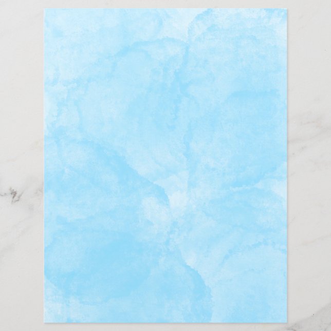 Blue Venetian Stucco Scrapbooking Paper (Front)