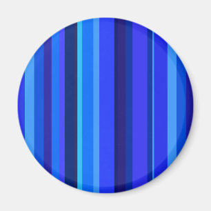 Blue vertical stripes magnet
