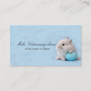 Blue Veterinary clinic Business Card