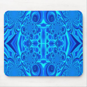 Blue Vibrant Texture Mousepad