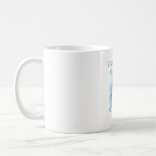Blue Vibration Abstract Coffee Mug