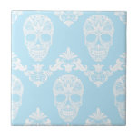 blue victorian skulls tile<br><div class="desc">"blue victorian skulls" , "pastel skulls""blue Day Dead""blue dia muertos""blue halloween""blue skulls""blue sugar skulls" "pastel goth ""sugar skulls""seamless skulls" victorian, Calavera, Creepy, Day Of The Dead, dead, Death, dia de los muertos, goth, goth skull, gothic, halloween, , macabre, skeleton, , , seamless , , seamless skeletons, , , , pastel...</div>