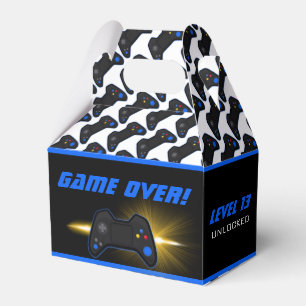 Blue Video Game Controller Favour Box
