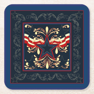 Blue Vintage Americana Coasters