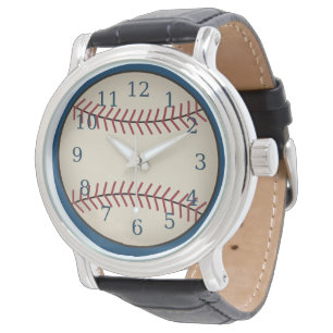 Blue Vintage Baseball Watch