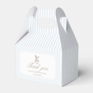 Blue Vintage Bunny Some Bunny Is Turning One Favour Box