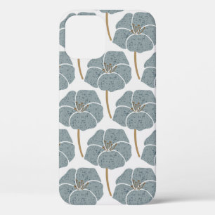 Blue vintage floral repeat seamless pattern. Roman iPhone 12 Case