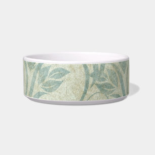 Blue Vintage Floral Vine Wedding Bowl