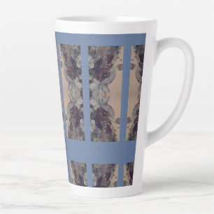 Blue Vintage Latte Mug
