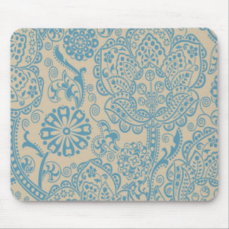 blue vintage mouse mat