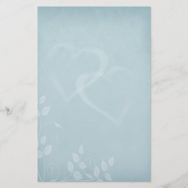 Blue Vintage Stationery (Front)