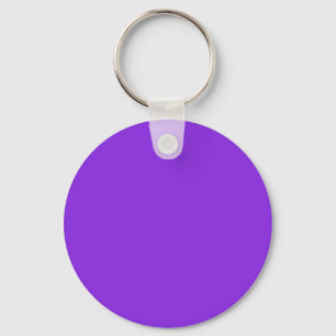 Blue Violet 8A2BE2 Colour - Add a Name Option Key Ring