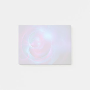 Blue Violet and Pink Cosmic Swirly fractal Post-it Notes