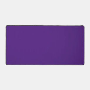 Blue-violet (colour wheel) (solid colour)  desk mat