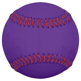 Blue-violet (colour wheel) (solid colour) softball