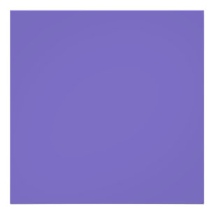 Blue-violet (Crayola) (solid colour) Photo Print