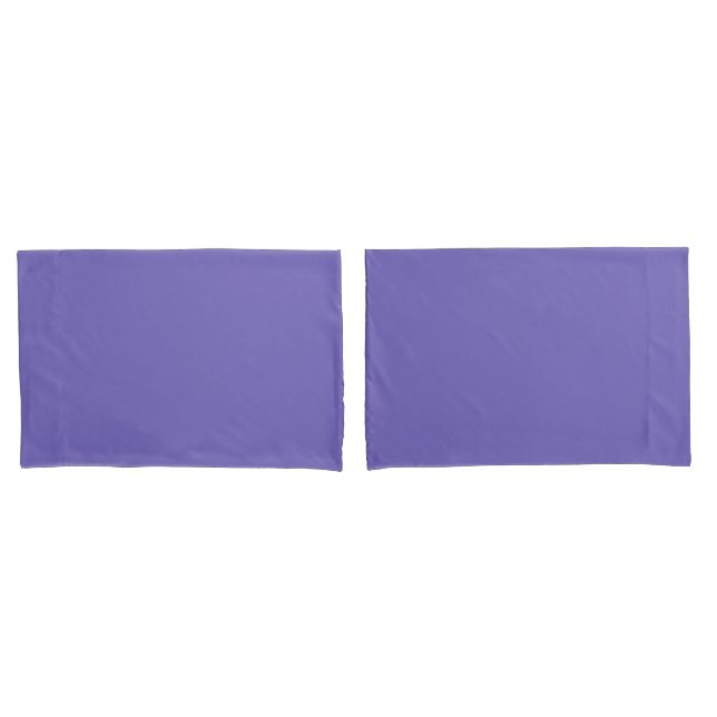 Blue-violet (Crayola)(solid colour)  Pillowcase (Front-Set)