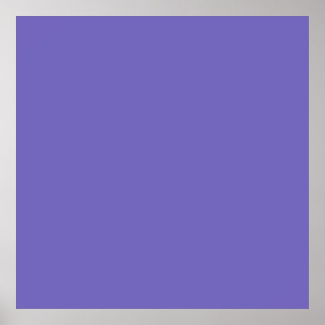 Blue-violet (Crayola) (solid colour)  Poster (Front)