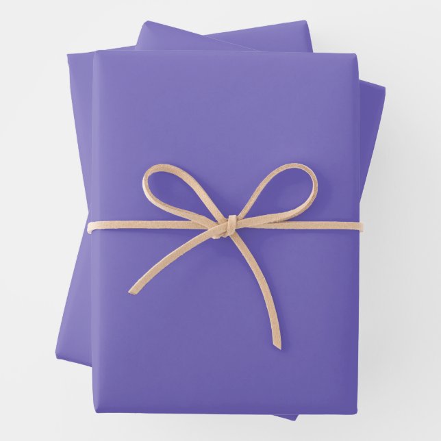 Blue-violet (Crayola) (solid colour)  Wrapping Paper Sheet (In situ)