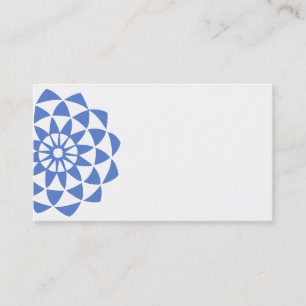 Blue Violet Lotus Business Card