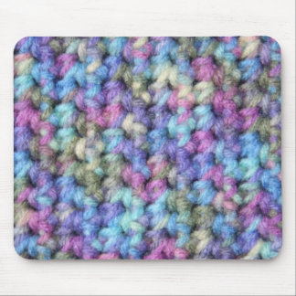 Blue Violet Multi Colour Crochet Mouse Mat