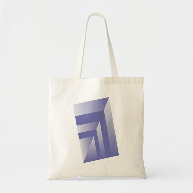 Blue violet shades tote bag (Front)