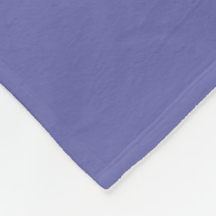 Blue Violet Solid Colour Fleece Blanket